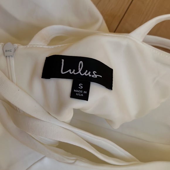 NWOT Lulus White Skater Dress - Picture 9 of 11